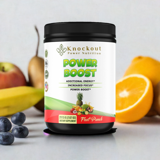 Power Boost - Plant-Based Pre-Workout Formula.