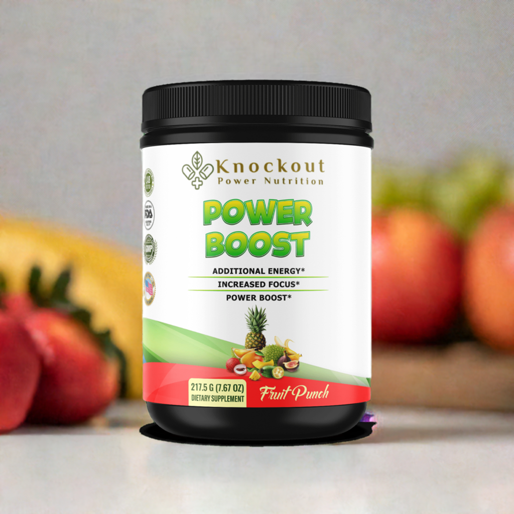 Power Boost - Plant-Based Pre-Workout Formula.