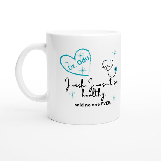 Medical White 11oz Ceramic Mug.